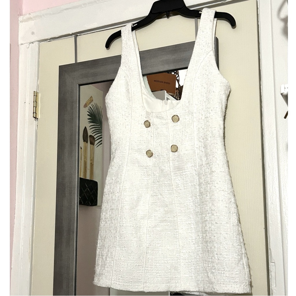 Zara white dress